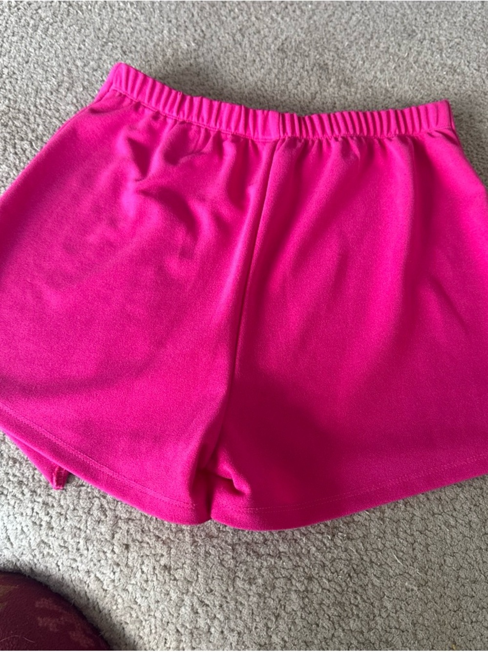 SHEIN Bright Hot Pink Skort Shorts - Picture 3 of 4